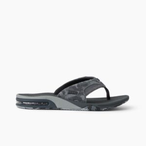 Fanning Men's Water-Friendly Flip-Flops ( Steel Camo )